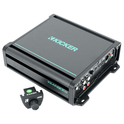 KICKER 48KMA8001 800 Watt 1-Ohm Marine/Boat Mono Amplifier Sub Amp KMA800.1