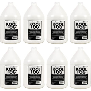 (8) American DJ Kool Fog 1 Gallon Fog/Mist Fluid/Juice for Mister Kool