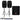 (2) Rockville SPGN158 15" Passive 1600W 8-Ohm DJ PA Speakers+Passive Sub+Stands
