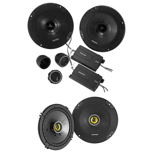 KICKER 46CSS654 6.5" 600w Car Audio Component Speakers+2) 46CSC654 6.5" Speakers