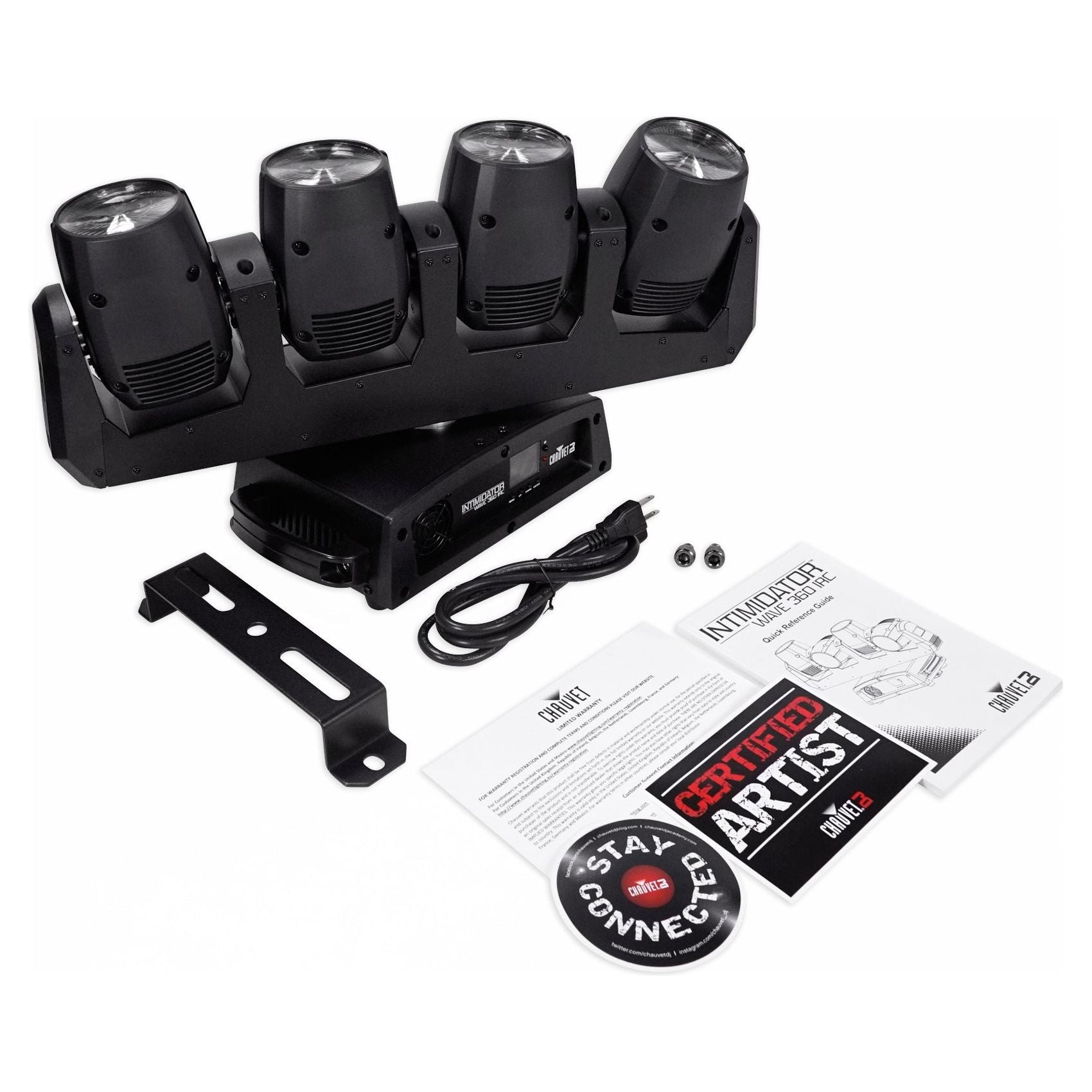 Chauvet Intimidator Wave 360 IRC (4) Rotating Heads+(2) Mini Moving He ...