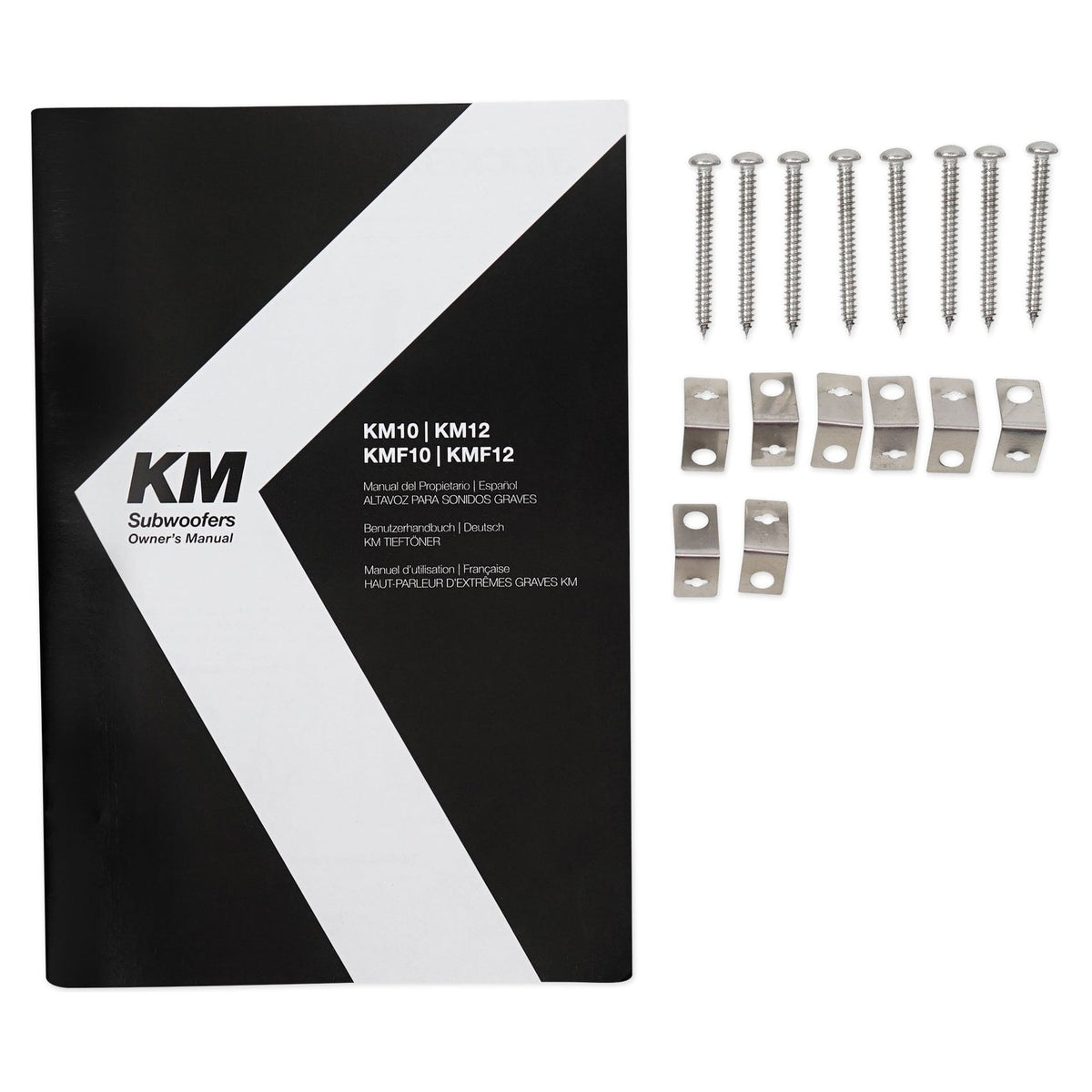 45KM124 12" Marine Subwoofer, Mono Amplifier & Wire Kit Bundle