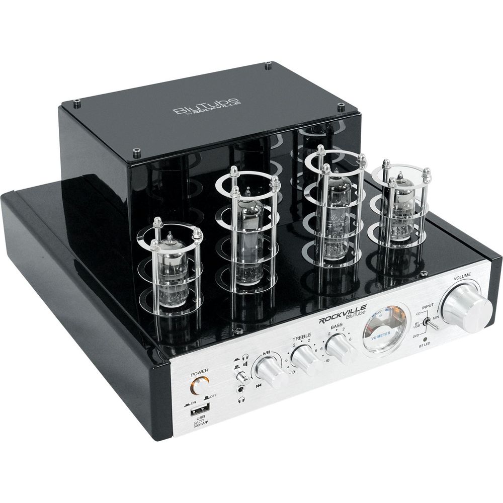 BluTube Tube Amplifier + (4) 6.5" LED Ceiling Speakers