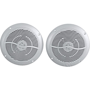 (4) Rockville RMC65S 6.5" 1200 Watt Waterproof Marine Boat Speakers 2-Way Silver