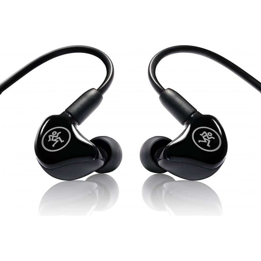 Mackie MP-120 Single Dynamic Driver Professional In-Ear Monitors + Carry Case
