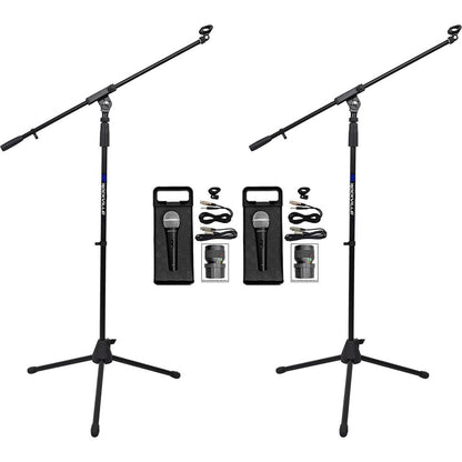 RMC‑XLR 2-Pack + RVMIC1 v2 Stands Bundle
