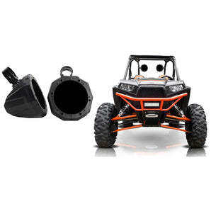 6.5" Rear Harness Bar/Bumper Crossbar Speaker Pods for 2014-Under Polaris RZR XP
