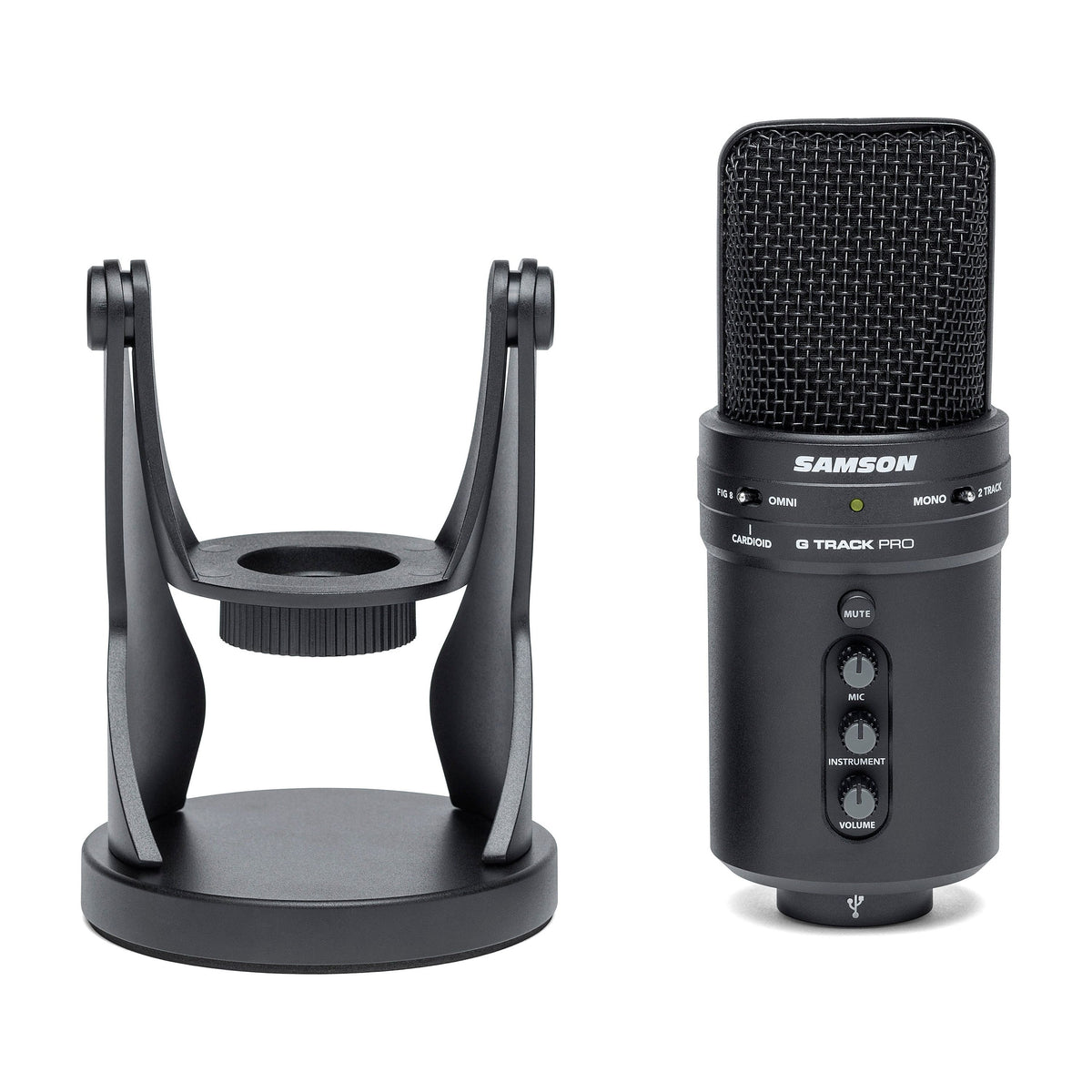 G-Track Pro Studio USB Condenser Microphone with Interface and Headphones