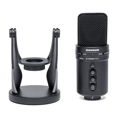 G-Track Pro Studio USB Condenser Microphone with Interface and Headphones