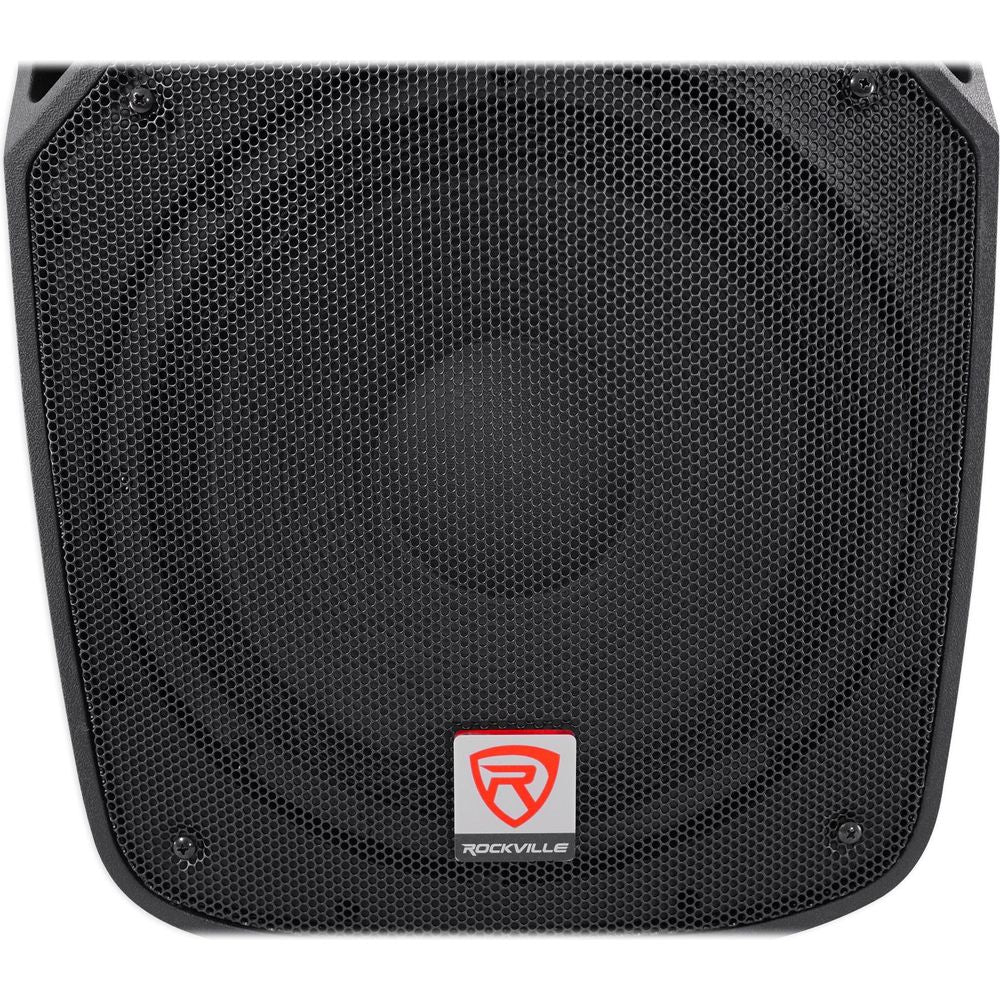 Crown XLi1500 Amplifier + (2) Rockville SPGN128 12in Speakers + Stands + Cables