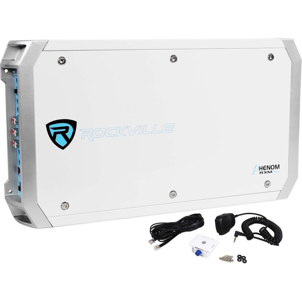 RMSTS Marine Speakers 2-Pack + MS10LB Sub 2-Pack + RXM-S6/30 Amp Bundle