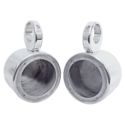 CSC54 5.25" Polished Aluminum Tower Speaker Kit For Polaris RZR, ATV, UTV, And Carts