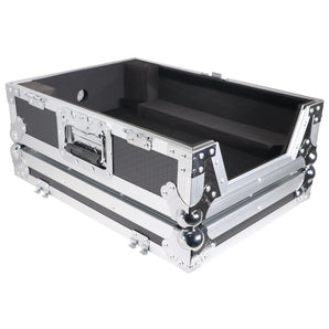 ProX XS-M12 Universal Sliver-Black ATA Road Case for Large Format 12" DJ Mixers
