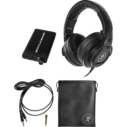 MC-250 Studio Monitoring Headphones+Rechargeable Headphone Amplifier Amp