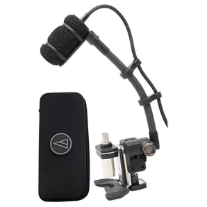 Audio Technica ATM350D Instrument Microphone w/Gooseneck+Mount+In-Ear Monitors