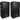 (2) Rockville RSG12 12” 3-Way 1000 Watt 8-Ohm Passive DJ/Pro Audio PA Speaker