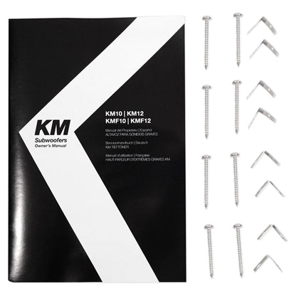 45KMF124 12" Free-Air Marine Subwoofer with 45KMG12C Charcoal LED Grille