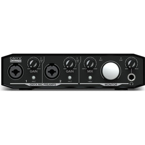 Mackie Onyx Producer 2.2 2x2 USB MIDI Recording Studio Interface+Mic+Cable+Mount