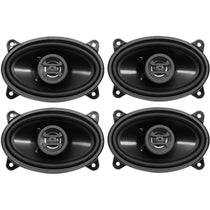 (4) ZS46CX 4x6" Coaxial Car Audio Speakers, 800 Watt Total