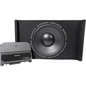 Kenwood P-W121B 1200 Watt 12" Subwoofer In Sealed Sub Box Enclosure + Amplifier