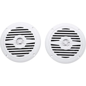 Pair Rockville MS525W 5.25" 400 Watt Waterproof Hot Tub Speakers In White