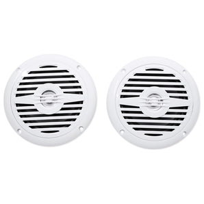 (4) Rockville MS525W 5.25" 200 Watt Waterproof Marine Boat Speakers 2-Way White