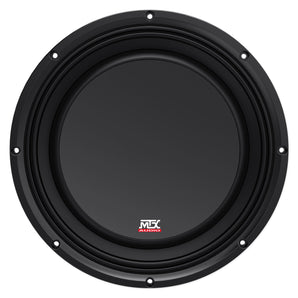 MTX 3510-04S 10" 600 Watt Shallow Mount Car Audio Subwoofer Slim Sub SVC 4-ohm