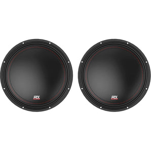 (2) MTX 3510-04 10" 1000 Watt Peak SVC 4-ohm Car Audio Subwoofers Subs