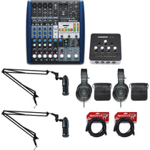 2-Person Podcast Studio Bundle With StudioLive AR8c Mixer