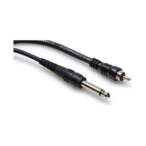Hosa CPR-103 1/4" TS-RCA 3 Foot Unbalanced Audio Cable