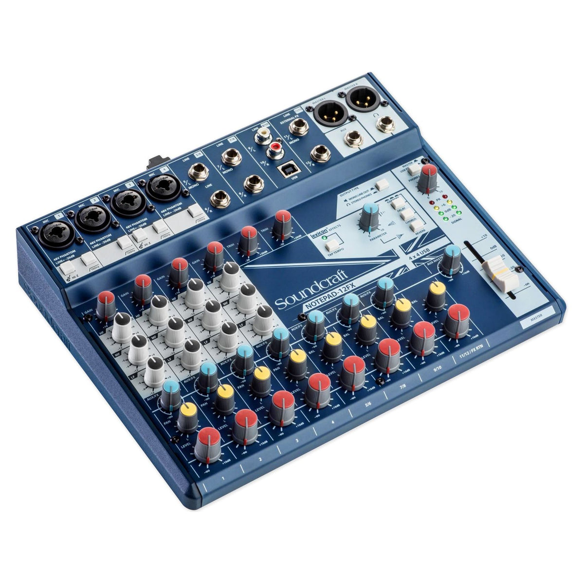 Notepad-12FX 12-Channel Mixer + PSP5 Phantom Power Supply