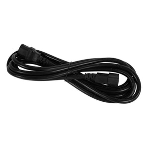 Rockville RCN16-10 Foot IEC Male to Female Power Link Cable For Light Fixtures