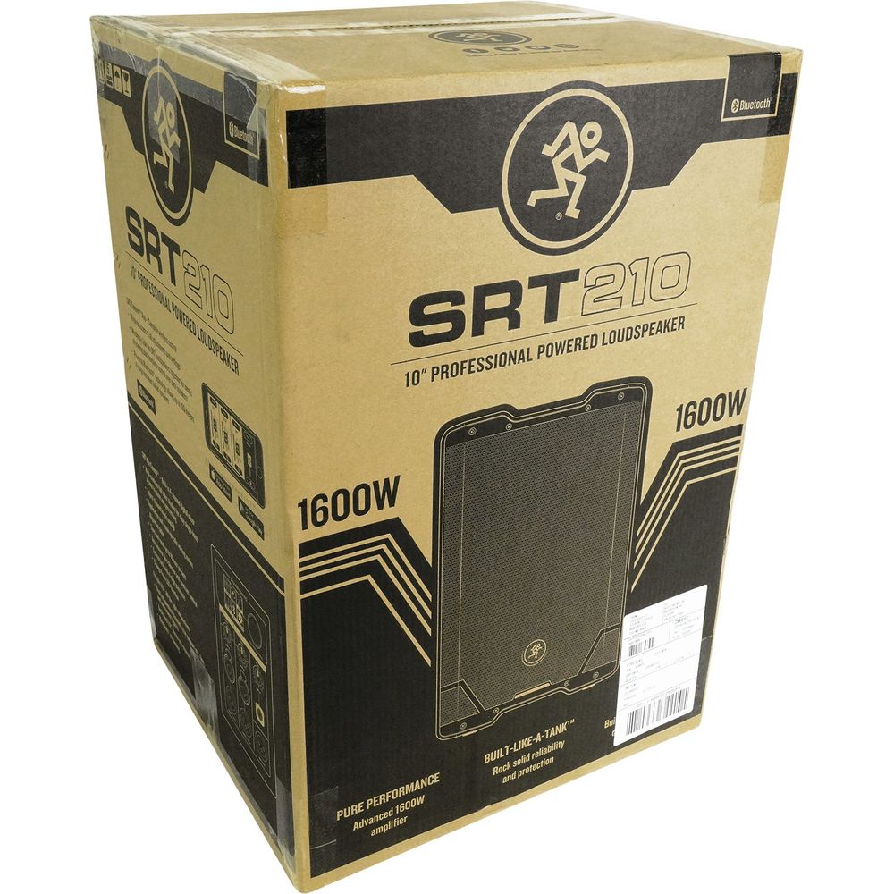 SRT210 10" Powered DJ PA Speaker With Bluetooth, Stand, Headphones & Mic