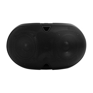 Rockville D4-8 Black Dual 4" Swivel Indoor/Outdoor Patio Speaker For Restaurant