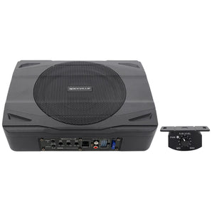 Slim Active Powered 400w Subwoofer Sub with Remote For Jeep Wrangler 1987-2006