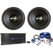 Punisher 15D1 2-Pack + dBcomp4 Mono Amplifier Bundle