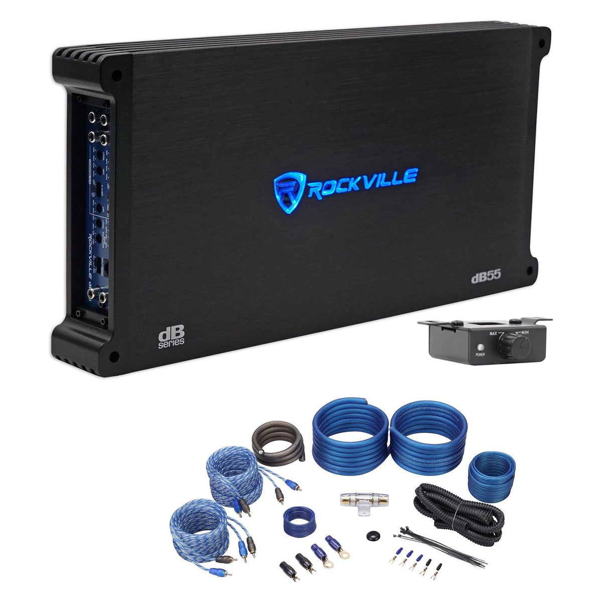 dB55 5-Channel Amplifier + 4 AWG 4-Channel Kit Bundle