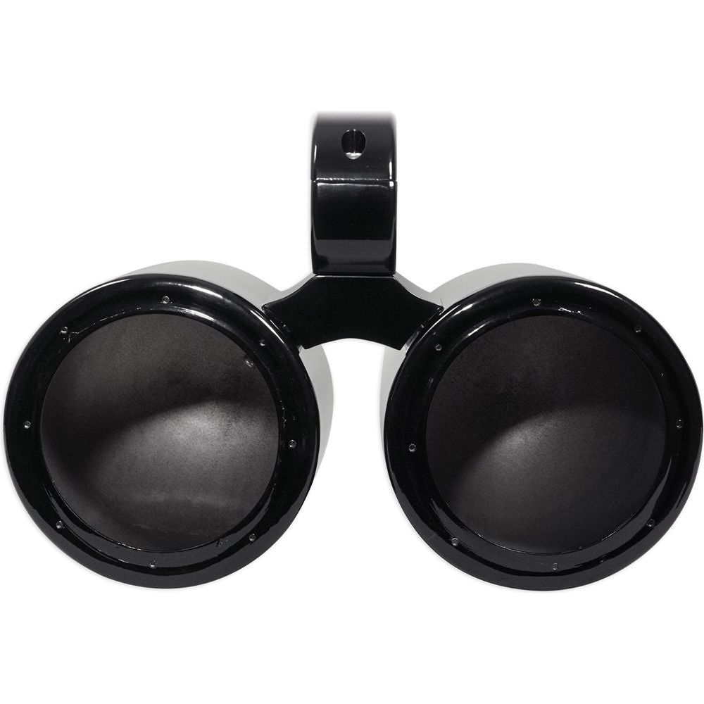 Dual 6.5" 700w Marine Wakeboard LED Speakers+2) Color Grilles