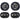 (2) Clarion SE1625R 6.5" + (2) Clarion SE6935R 6x9" Car Audio Speakers
