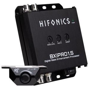 Hifonics BXIPRO1.5 Digital Bass Enhancement Processor+(2) RCA Cables