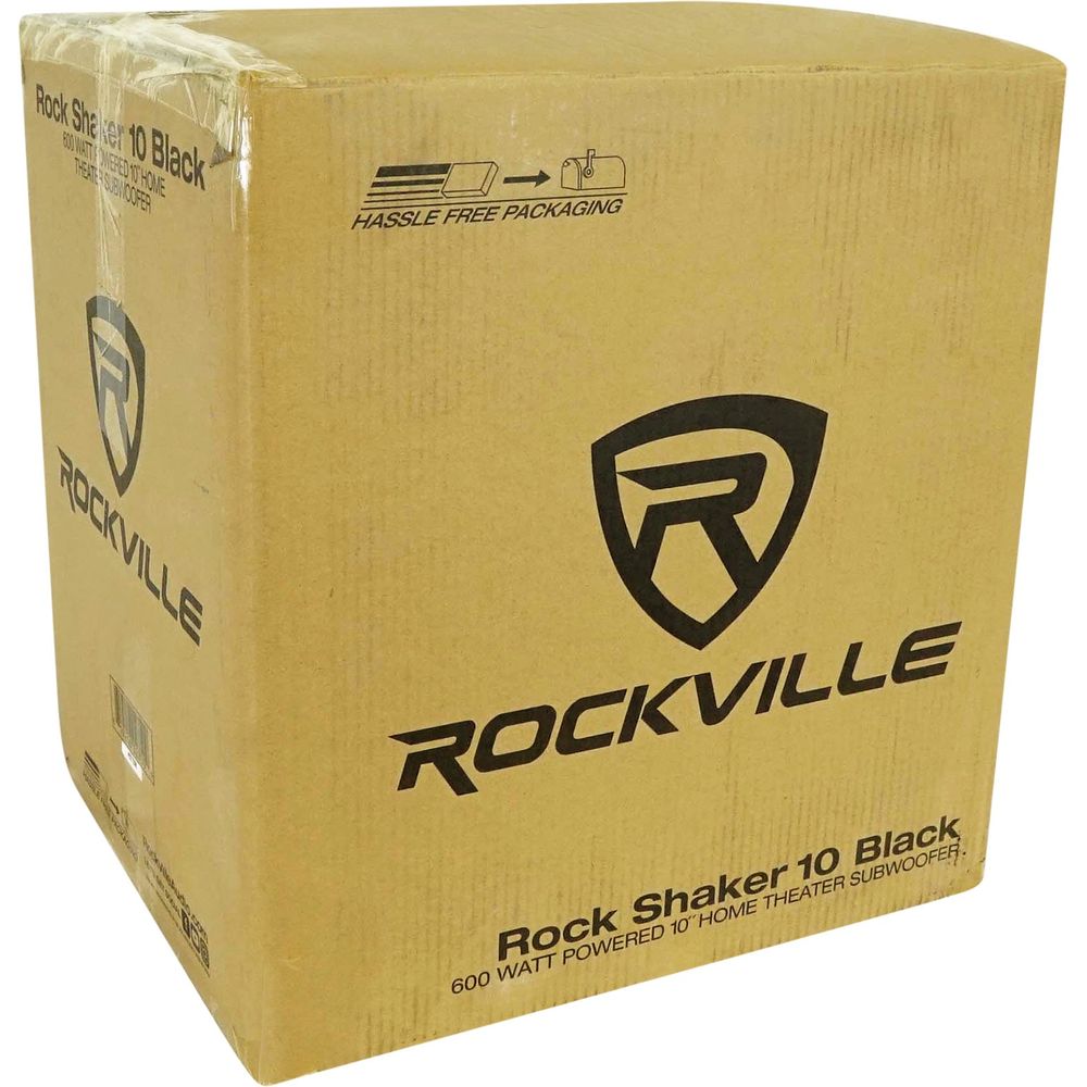 HP5S-8 Black 4-Pack + Rock Shaker 10 Sub Bundle