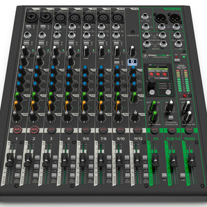 Mackie ProFX12v3+ 12-Channel Analog Mixer w/Enhanced FX/USB Recording/Bluetooth