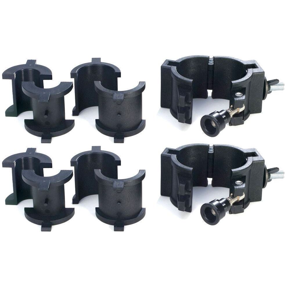 2 CLP-10 360° Wrap Around O Clamps for Light Mounting