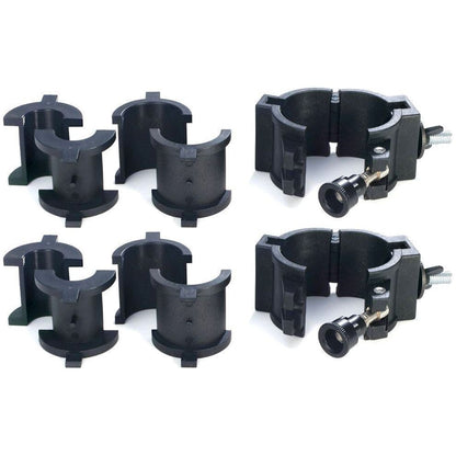 2 CLP-10 360° Wrap Around O Clamps for Light Mounting