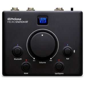 PRESONUS Micro Station BT 2.1 Monitor Controller w/Bluetooth Input+Subwoofer Out