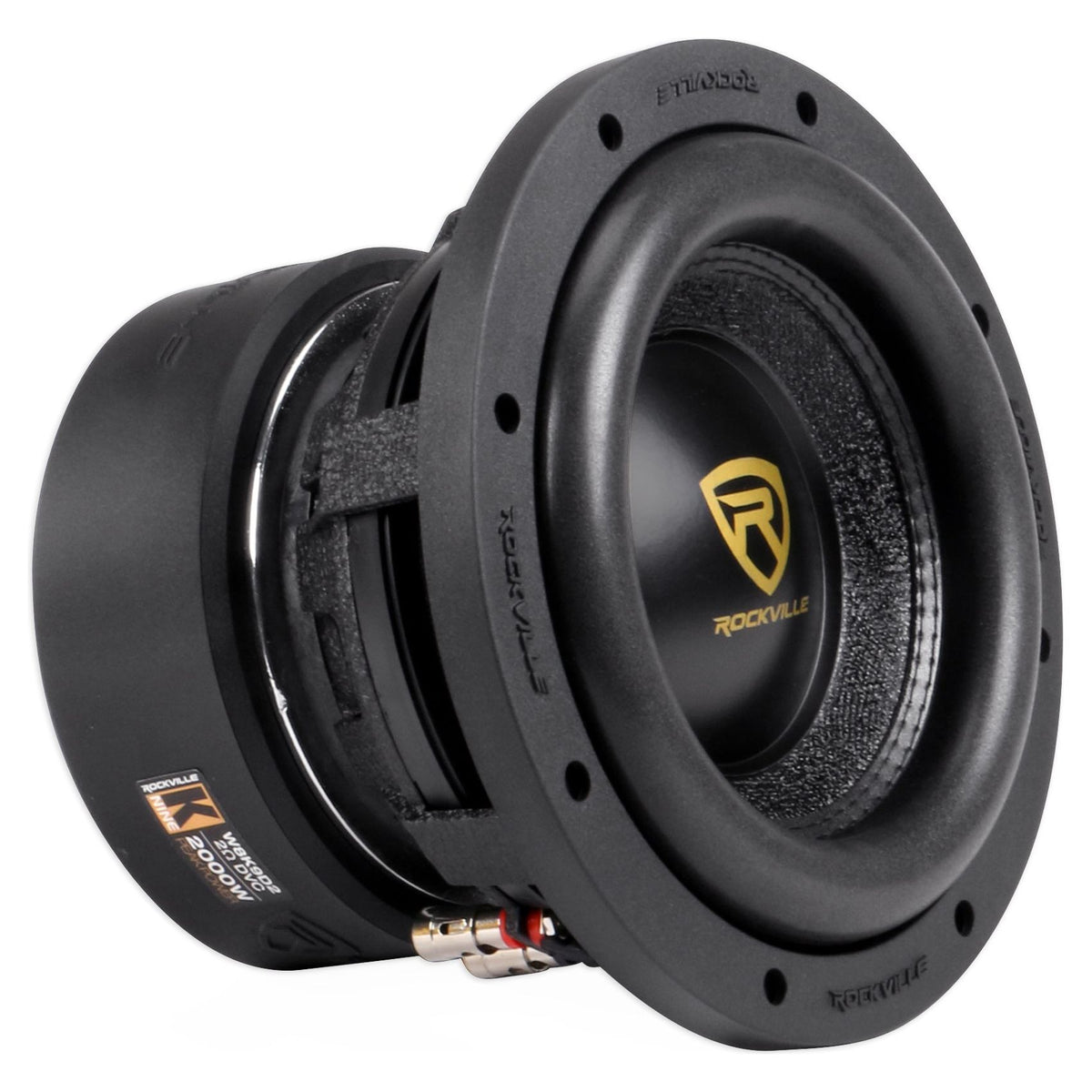 W8 K9 Series 8" Subwoofers 2-Pack + dB14 Amplifier Bundle