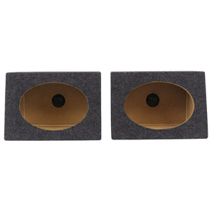 Rockville RS6x9PR Pair of Car Audio 6x9" Wedge Sealed Speaker Box Enclosures