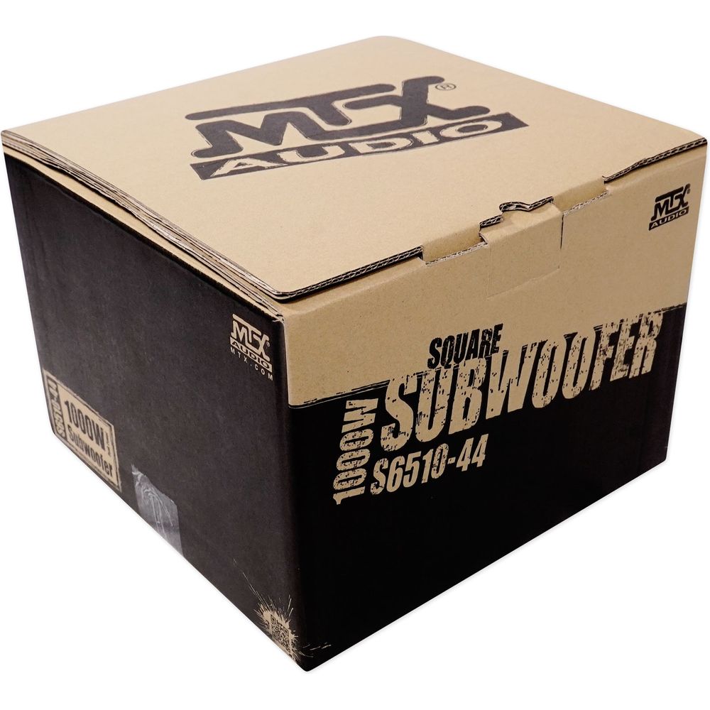 S6510-44 10" Square Subwoofer Pair, DVC 4-Ohm
