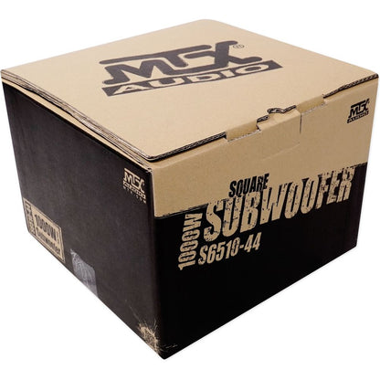 S6510-44 10" Square Subwoofer Pair, DVC 4-Ohm