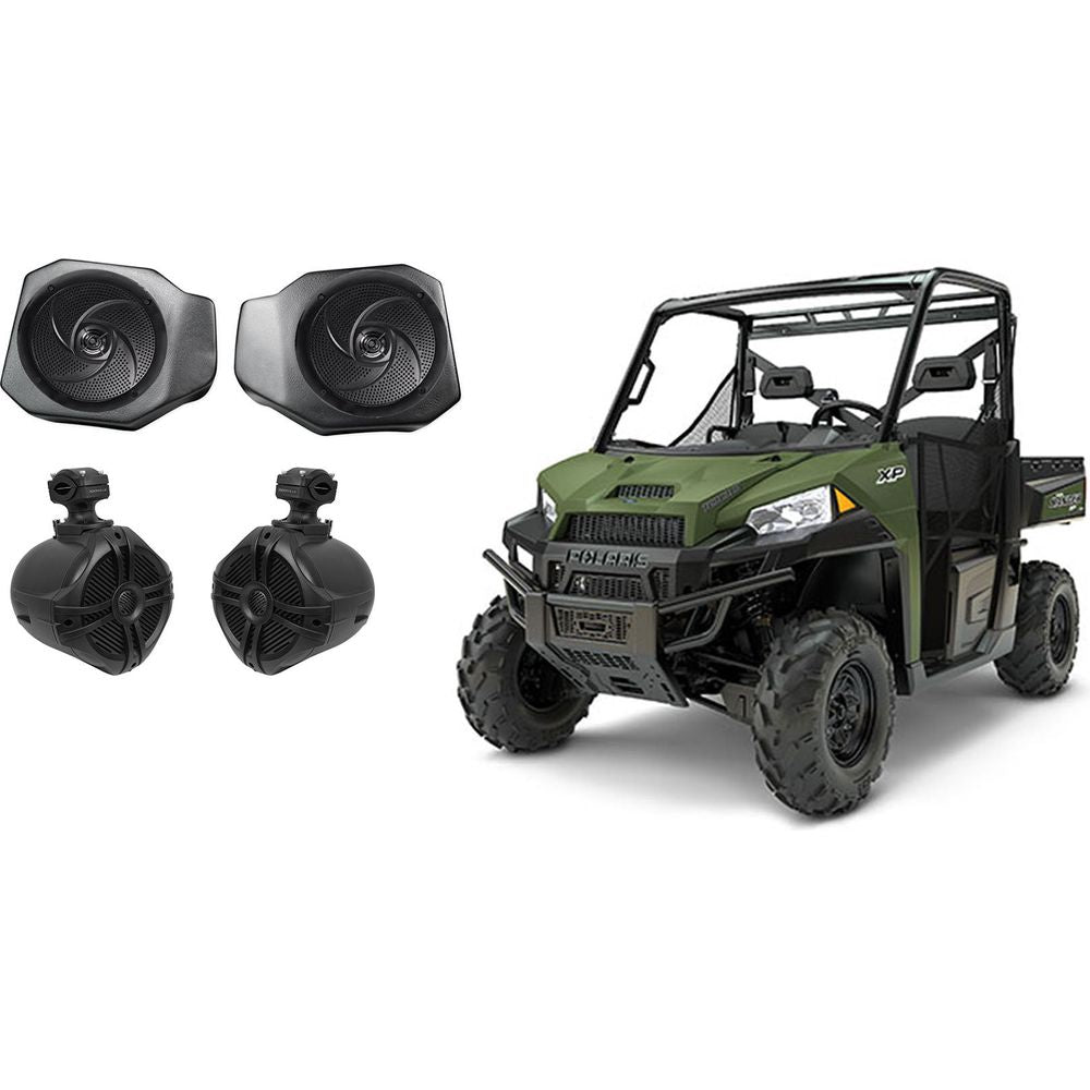 Rockville Kick Panel Speakers & Tower Speakers for Ranger XP1000